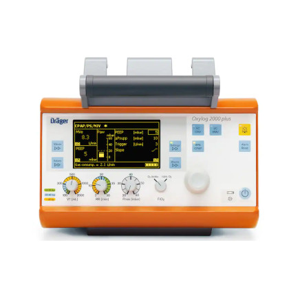 Dräger Oxylog 2000 plus Аппарат ИВЛ Фото товара Dräger Oxylog 2000 plus Аппарат ИВЛ