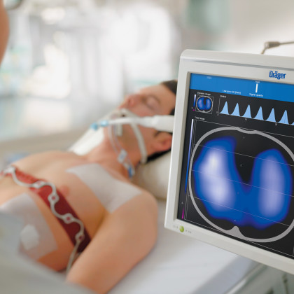 Dräger PulmoVista 500 Система электроимпедансной визуализации легких Фото товара Dräger PulmoVista 500 Система электроимпедансной визуализации легких