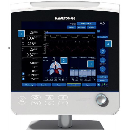 Аппарат ИВЛ HAMILTON G5 Фото товара Аппарат ИВЛ HAMILTON G5