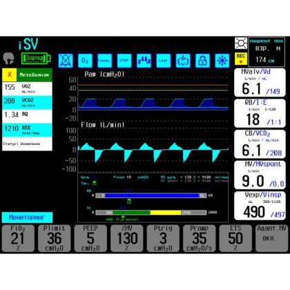 Аппарат ИВЛ Triton ZISLINE МV300 К1.22 Фото товара Аппарат ИВЛ Triton ZISLINE МV300 К1.22