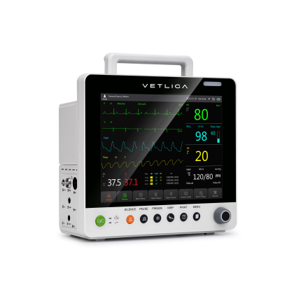 Ветеринарный монитор пациента VETLIGA M12 Фото товара Ветеринарный монитор пациента VETLIGA M12