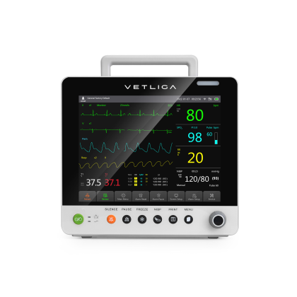 Ветеринарный монитор пациента VETLIGA M12 Фото товара Ветеринарный монитор пациента VETLIGA M12