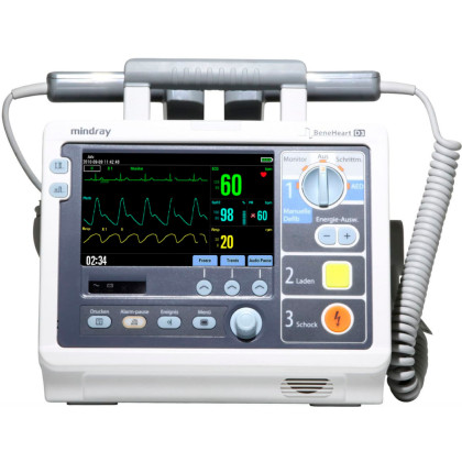 Дефибриллятор-монитор Mindray BeneHeart D3 Фото товара Дефибриллятор-монитор Mindray BeneHeart D3