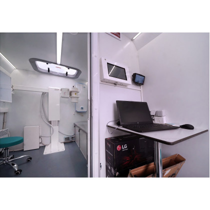 Передвижной фельдшерско-акушерский пункт на базе шасси Газель-NEXT Citiline и прицепа «Форвард» Фото товара Передвижной фельдшерско-акушерский пункт на базе шасси Газель-NEXT Citiline и прицепа «Форвард»