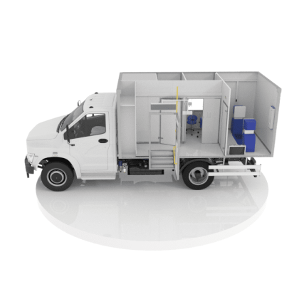 Передвижной флюорографический кабинет С.П. Гелпик «РЕНЕКС» на базе шасси «Камаз» Фото товара Передвижной флюорографический кабинет С.П. Гелпик «РЕНЕКС» на базе шасси «Камаз»