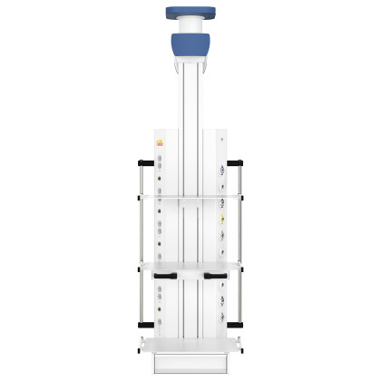 Фото товара Потолочная медицинская консоль CADUCEUS C1-V одноплечевая вертикальная