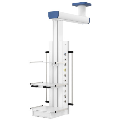 Фото товара Потолочная медицинская консоль CADUCEUS C1-V одноплечевая вертикальная