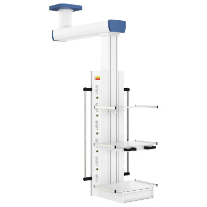 Фото товара Потолочная медицинская консоль CADUCEUS C1-V одноплечевая вертикальная