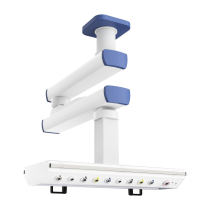 Фото товара Потолочная медицинская консоль CADUCEUS C2E-A двухплечевая