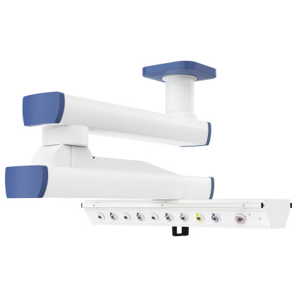 Фото товара Потолочная медицинская консоль CADUCEUS C2E-AL двухплечевая