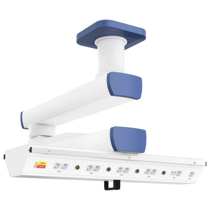 Фото товара Потолочная медицинская консоль CADUCEUS C2E-AL двухплечевая