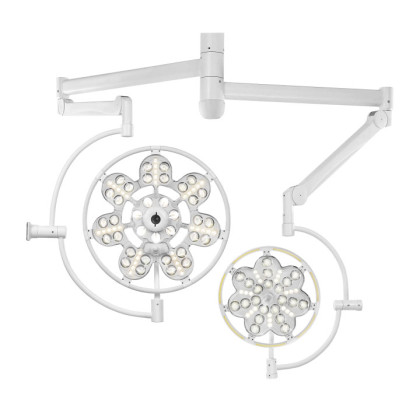 Фото товара Светильник операционный ЭМАЛЕД 500/300 потолочный двухкупольный