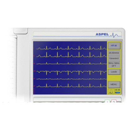 Электрокардиограф ASPEL AsCARD Grey v.205 Фото товара Электрокардиограф ASPEL AsCARD Grey v.205
