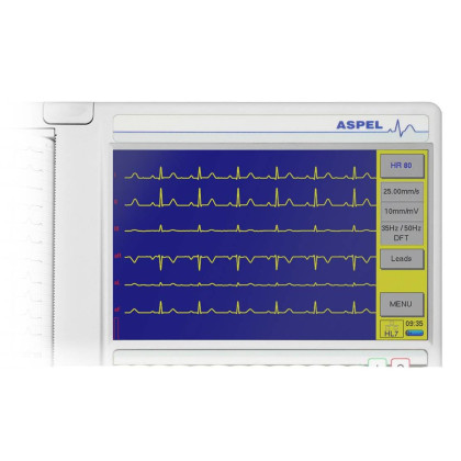 Электрокардиограф ASPEL AsCARD Grey v.305 Фото товара Электрокардиограф ASPEL AsCARD Grey v.305