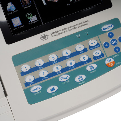Электрокардиограф Contec ECG1200G Фото товара Электрокардиограф Contec ECG1200G