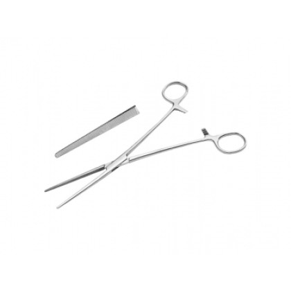 Зажим кровоостанавливающий 1x2 зубчатый №3 МИЗ-В З-198 прямой, 200 мм Фото товара Зажим кровоостанавливающий 1x2 зубчатый №3 МИЗ-В З-198 прямой, 200 мм