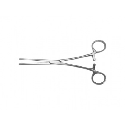 Зажим кровоостанавливающий зубчатый МИЗ-В З-206 прямой, 125 мм Фото товара Зажим кровоостанавливающий зубчатый МИЗ-В З-206 прямой, 125 мм