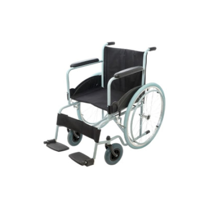 Кресло-коляска инвалидная складная Barry A2 (сиденье 460 мм, колеса пневматические) Фото товара Кресло-коляска инвалидная складная Barry A2 (сиденье 460 мм, колеса пневматические)