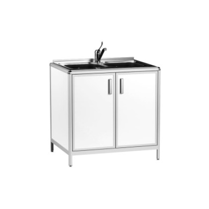 Стол лабораторный с мойкой АСК СЛМ.02.00 Оптима Фото товара Стол лабораторный с мойкой АСК СЛМ.02.00 Оптима