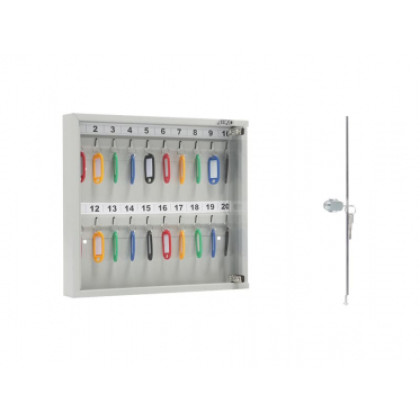 Ключница металлическая Промет KEY-20G (на 20 ключей) Фото товара Ключница металлическая Промет KEY-20G (на 20 ключей)