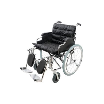 Кресло-коляска инвалидная складная Barry R2 (сиденье 560 мм, колеса пневматические) Фото товара Кресло-коляска инвалидная складная Barry R2 (сиденье 560 мм, колеса пневматические)