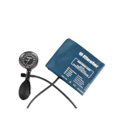 Тонометр механический Riester E-mega I, черный Фото товара Тонометр механический Riester E-mega I, черный