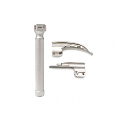 Ларингоскоп для экстренной медицины Медплант ЛЭМ-02/Л (2 клинка), неонатальный Фото товара Ларингоскоп для экстренной медицины Медплант ЛЭМ-02/Л (2 клинка), неонатальный