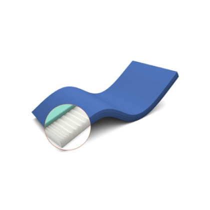 Матрас противопролежневый ортопедический ЭсДжиМедикал Multizone Wave Gel Memory, МП-9 (2000x900x140, синий) Фото товара Матрас противопролежневый ортопедический ЭсДжиМедикал Multizone Wave Gel Memory, МП-9 (2000x900x140, синий)