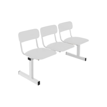 Секция стульев многоместная Техсервис М113-03 (3 места) с мягкой обивкой Фото товара Секция стульев многоместная Техсервис М113-03 (3 места) с мягкой обивкой