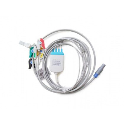 Кабель пациента для ЭКГ MTSU-REV2462P-EKG, для дефибриллятора Фото товара Кабель пациента для ЭКГ MTSU-REV2462P-EKG, для дефибриллятора
