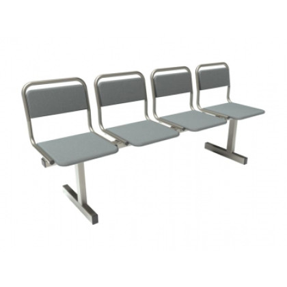 Секция стульев многоместная С4.80.02 Фото товара Секция стульев многоместная С4.80.02