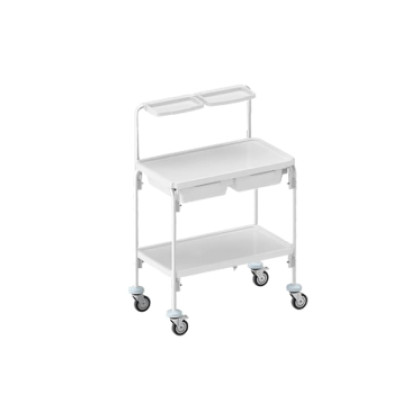 Тележка медицинская инструментальная ТИ-2-ВШ-01 Кронт-1 Фото товара Тележка медицинская инструментальная ТИ-2-ВШ-01 Кронт-1