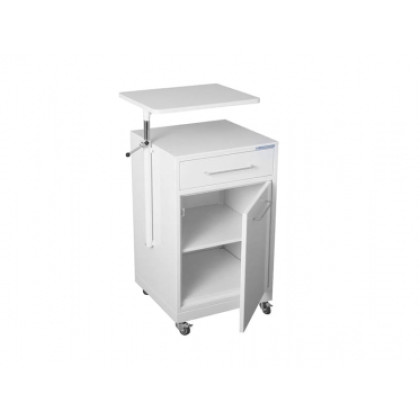 Тумба медицинская металлическая Белмедматериалы Т01 (с поворотным столиком) Фото товара Тумба медицинская металлическая Белмедматериалы Т01 (с поворотным столиком)