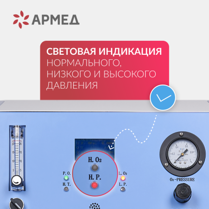 Фото товара Концентратор кислорода Армед JAY-10 (4.0)