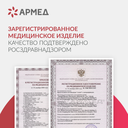 Кресло-коляска для инвалидов Армед JRWD801 Фото товара Кресло-коляска для инвалидов Армед JRWD801