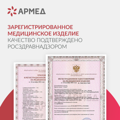 Фото товара Кресло-коляска для инвалидов Армед KR696