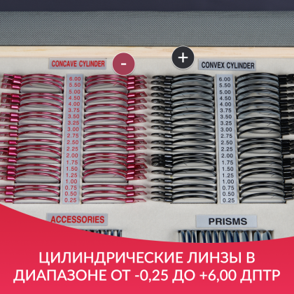 Набор линз Армед № 4 266 линз Фото товара Набор линз Армед № 4 266 линз