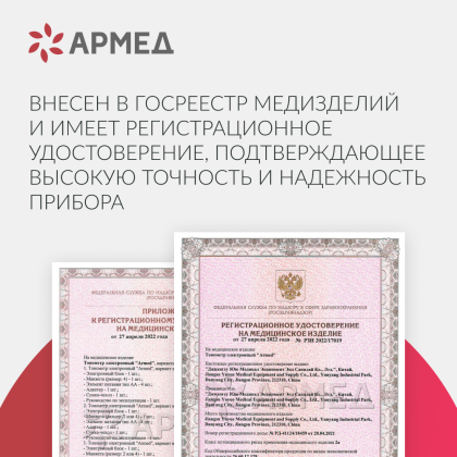 Тонометр Армед YE680B Фото товара Тонометр Армед YE680B