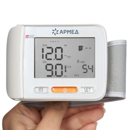Тонометр Армед YE8600A Манжета на запястье Фото товара Тонометр Армед YE8600A Манжета на запястье