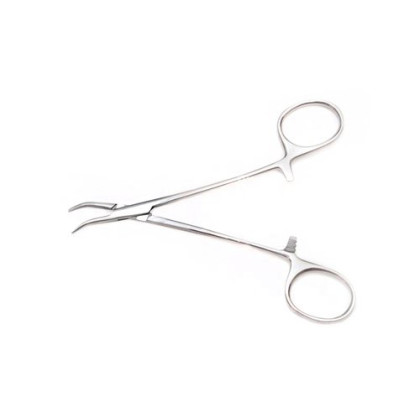 Фото товара Зажим Mosquito кровоостанавливающий изогнутый для новорожденных 125 мм