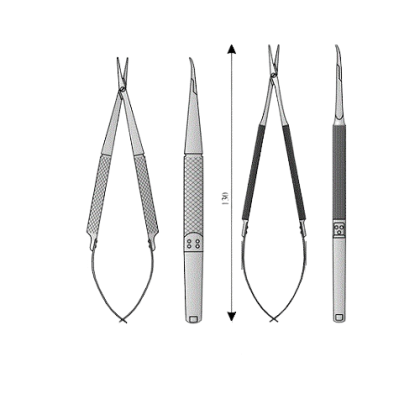 Фото товара Иглодержатель Barraquer глазной микрохирургический прямой, 130 мм