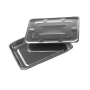 Лоток прямоугольный ЛМПрК МЕДИКОН, нержавеющая сталь, с крышкой, 400х300х45 мм Фото товара Лоток прямоугольный ЛМПрК МЕДИКОН, нержавеющая сталь, с крышкой, 400х300х45 мм