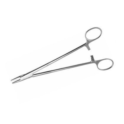 Фото товара И-10-5 Иглодержатель сосудистый, 200 мм.