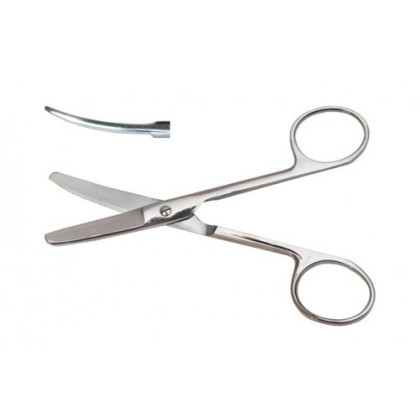 Ножницы Operating, тупоконечные, вертикально-изогнутые, 140 мм Фото товара Ножницы Operating, тупоконечные, вертикально-изогнутые, 140 мм