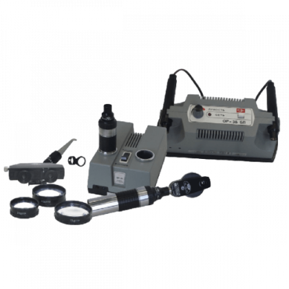 Офтальмоскоп ОР-3Б-06 ЗОМС ручной универсальный, ксенон-галоген 3,5 В Фото товара Офтальмоскоп ОР-3Б-06 ЗОМС ручной универсальный, ксенон-галоген 3,5 В