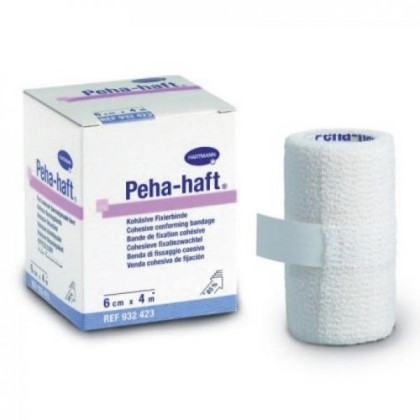 Cамофиксирующийся эластичный бинт Peha-haft размер 10 см.х4м пр-ва Hartmann Фото товара Cамофиксирующийся эластичный бинт Peha-haft размер 10 см.х4м пр-ва Hartmann