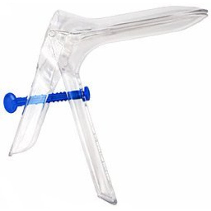 Зеркало Куско с винтовым или поворотным фиксатором стерильное, L Фото товара Зеркало Куско с винтовым или поворотным фиксатором стерильное, L