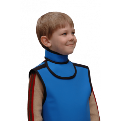 Воротник рентгенозащитный РЕНЕКС ВРд-0,5 мм Pb детский Фото товара Воротник рентгенозащитный РЕНЕКС ВРд-0,5 мм Pb детский