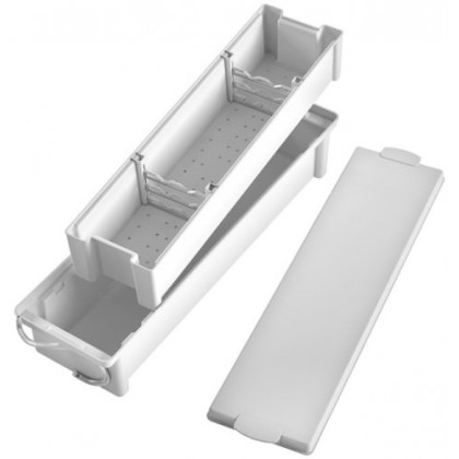 Емкость-контейнер для эндоскопов ЕДПО-10Д-01, 10 л, с подставкой Фото товара Емкость-контейнер для эндоскопов ЕДПО-10Д-01, 10 л, с подставкой