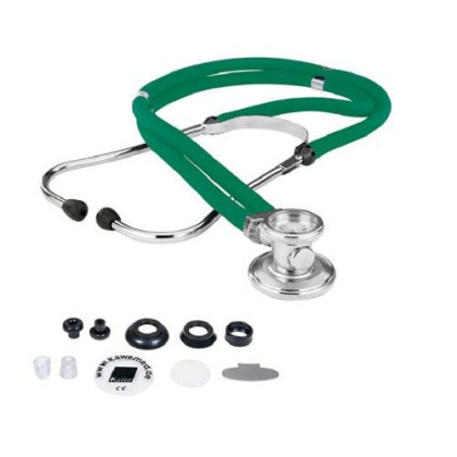 Стетоскоп KaWe Rapport, нержавеющая сталь, зеленый Фото товара Стетоскоп KaWe Rapport, нержавеющая сталь, зеленый